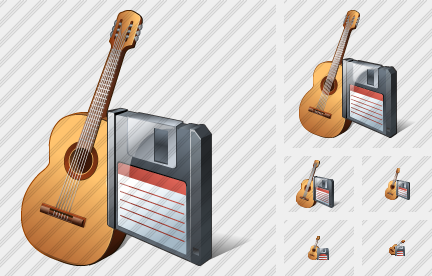 Guitar Save Icon Guitar Save Icon