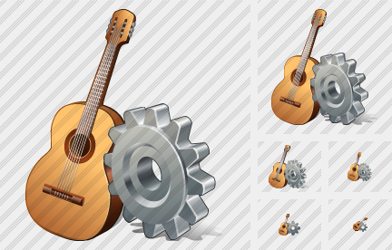Guitar Settings Icon Guitar Settings Icon