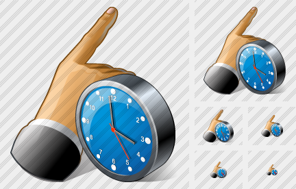 Hand Clock Symbol