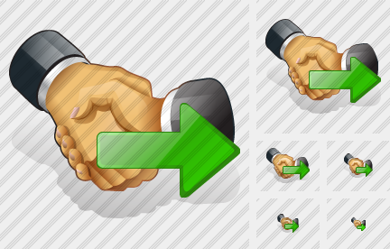 Handshake Export Icon Handshake Export Icon