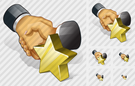 Handshake Favorite Icon Handshake Favorite Icon