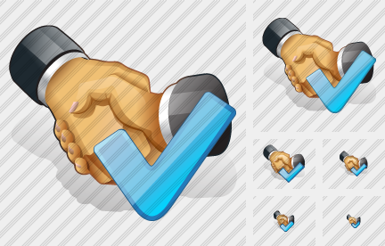 Handshake Ok Icon Handshake Ok Icon