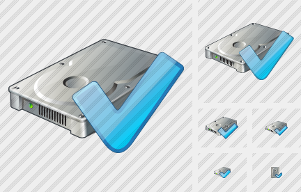 Hard Disk Ok Icon Hard Disk Ok Icon