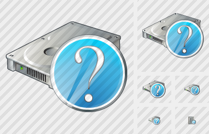 Hard Disk Question Icon Hard Disk Question Icon