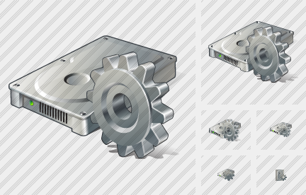 Icône Hard Disk Settings