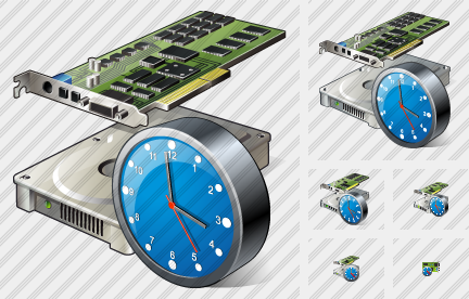 Hardware Clock Icon Hardware Clock Icon