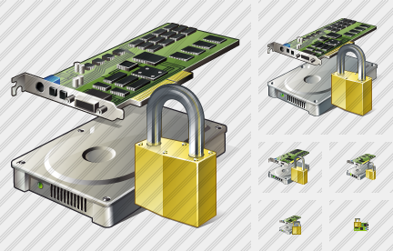 Hardware Locked Icon Hardware Locked Icon