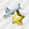 Airplane Favorite Icon