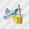 Airplane Locked Icon