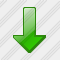 Arrow Down Green Icon