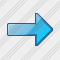 Arrow Right Blue Icon