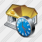 Icône Bank Clock