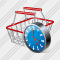 Icône Basket Clock