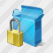 Box Open Locked Icon