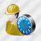 Builder Clock Icon