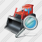 Bulldozer Search Icon