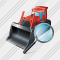 Bulldozer Search 2 Icon