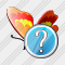 Butterfly Question Icon