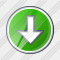 Button Arrow Down Icon