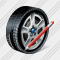 Car Wheel Edit Icon