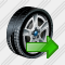 Car Wheel Export Icon