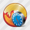 CD Burn Clock Icon