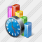 Chart Clock Icon