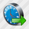 Clock Export Icon