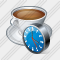 Icône Coffee Cup Clock