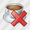 Icône Coffee Cup Delete