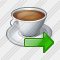 Иконка Чашка кофе Экспорт