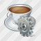 Coffee Cup Settings Icon