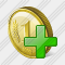 Coin Add Icon
