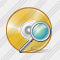 Compact Disk Search Icon