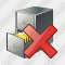 Document Box Delete Icon