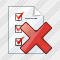 Document Task Delete Icon