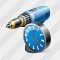 Drill Clock Icon