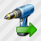 Drill Export Icon