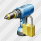 Drill Locked Icon