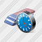 Eraser Clock Icon