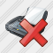Icône Fax Delete
