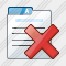 File Card Delete Icon