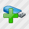 Flash Drive Add Icon