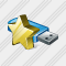 Flash Drive Favorite Icon