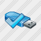 Flash Drive Ok Icon