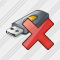 Icône Flash Drive 2 Delete