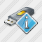 Icône Flash Drive 2 Info