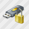 Flash Drive 2 Locked Icon
