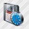 Icône Floppy Disk Clock
