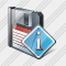 Floppy Disk Info Icon